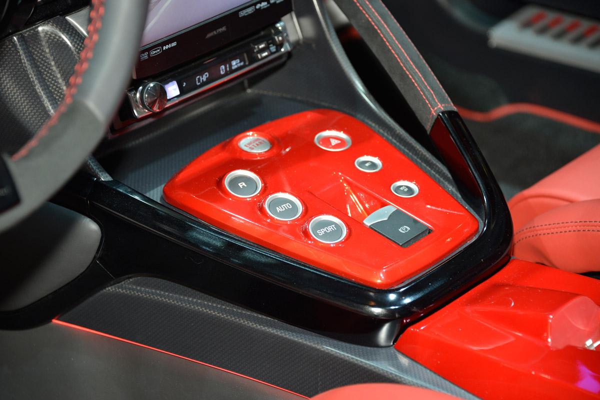 Alfa Romeo Disco Volante by Touring Superleggera buttons