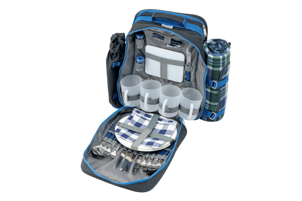 Draper 4 Person Back Pack Picnic Set