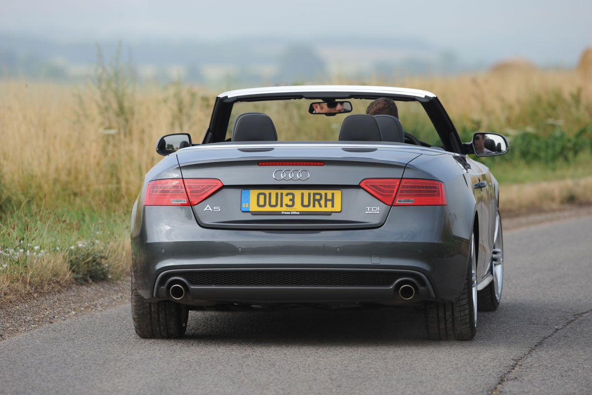 Audi A5 Cabriolet rear action