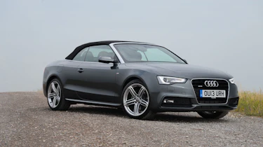 Audi A5 Cabriolet roof down
