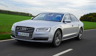 Audi A8 front action