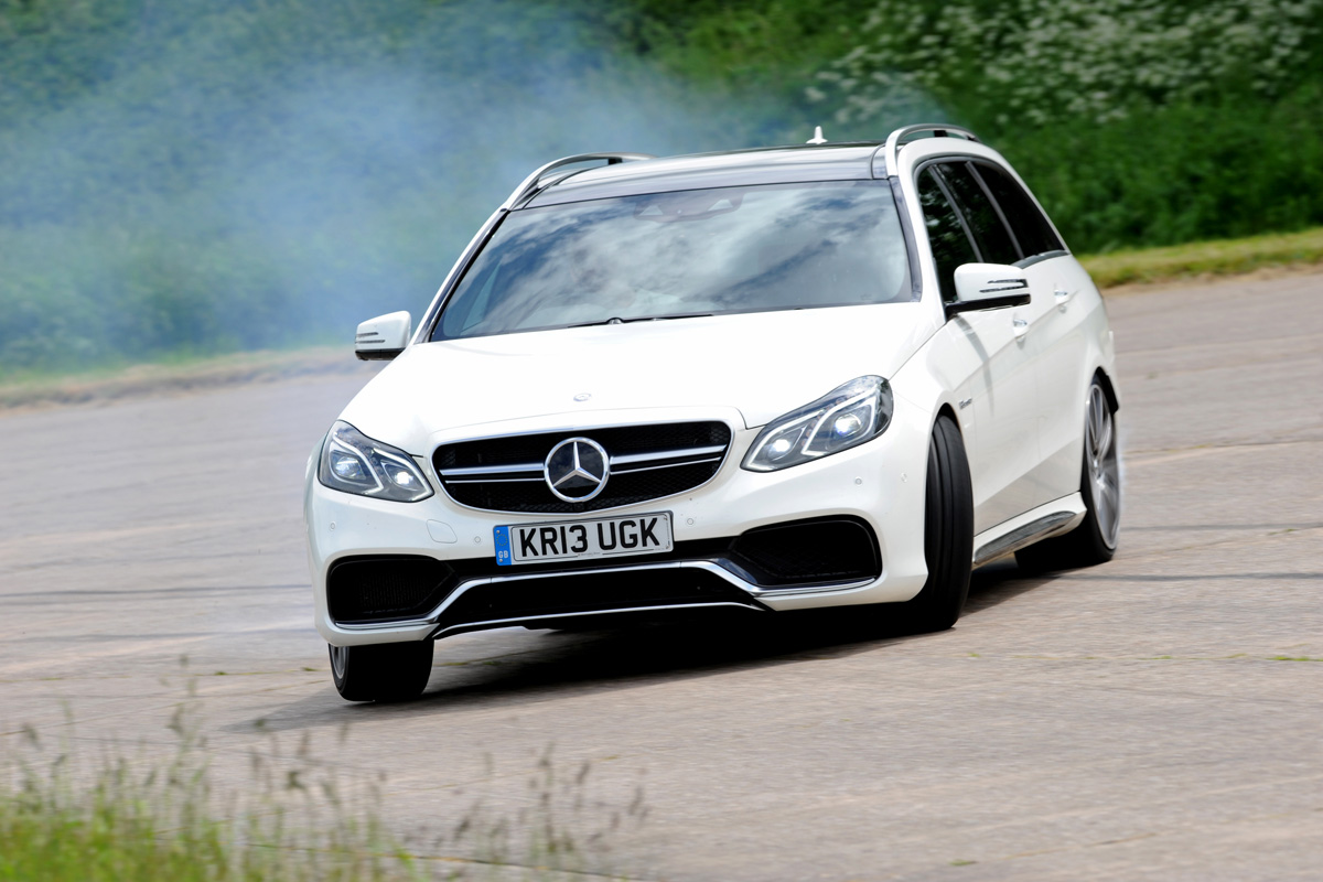 Mercedes E63 AMG estate view