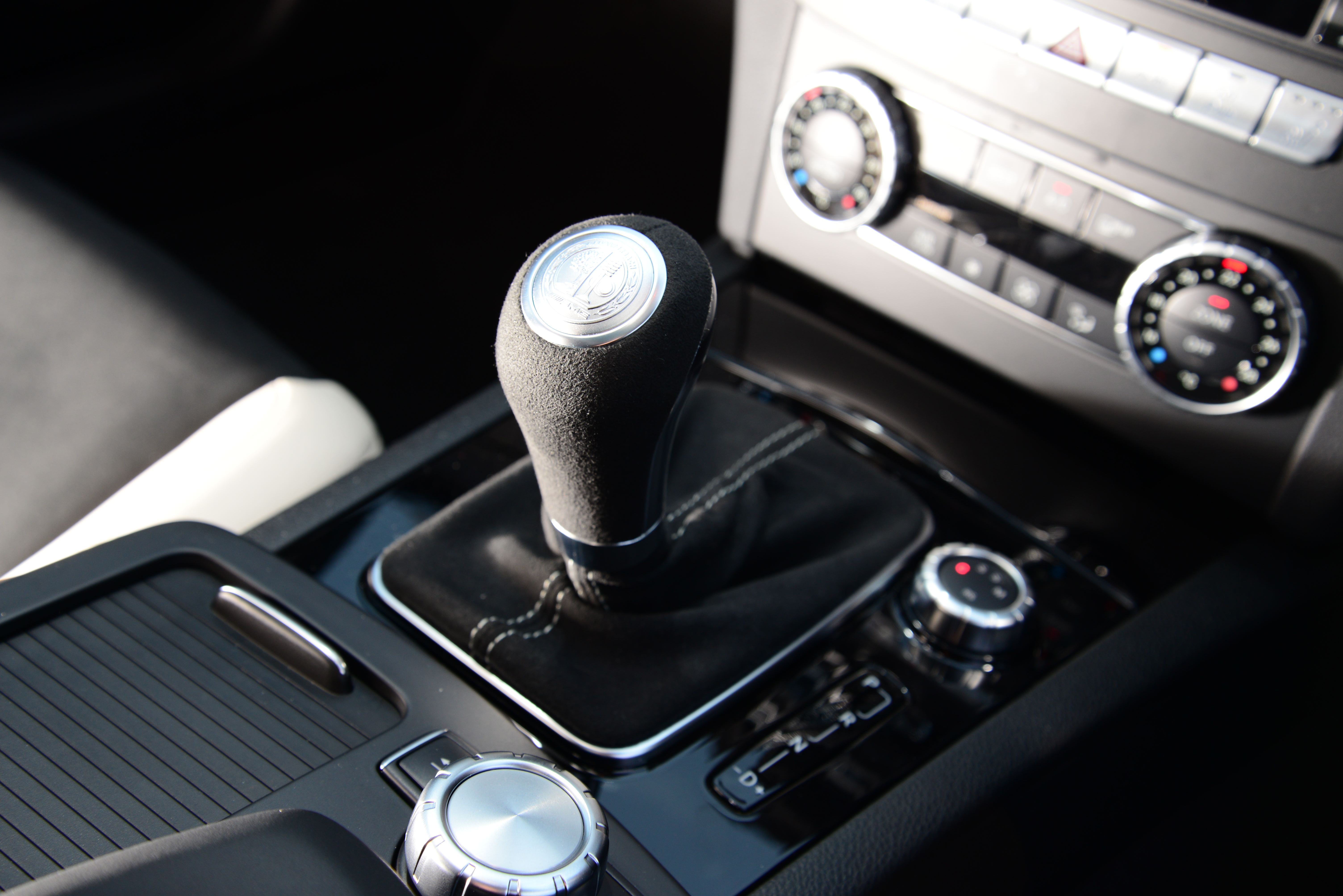 Mercedes C63 AMG gear stick