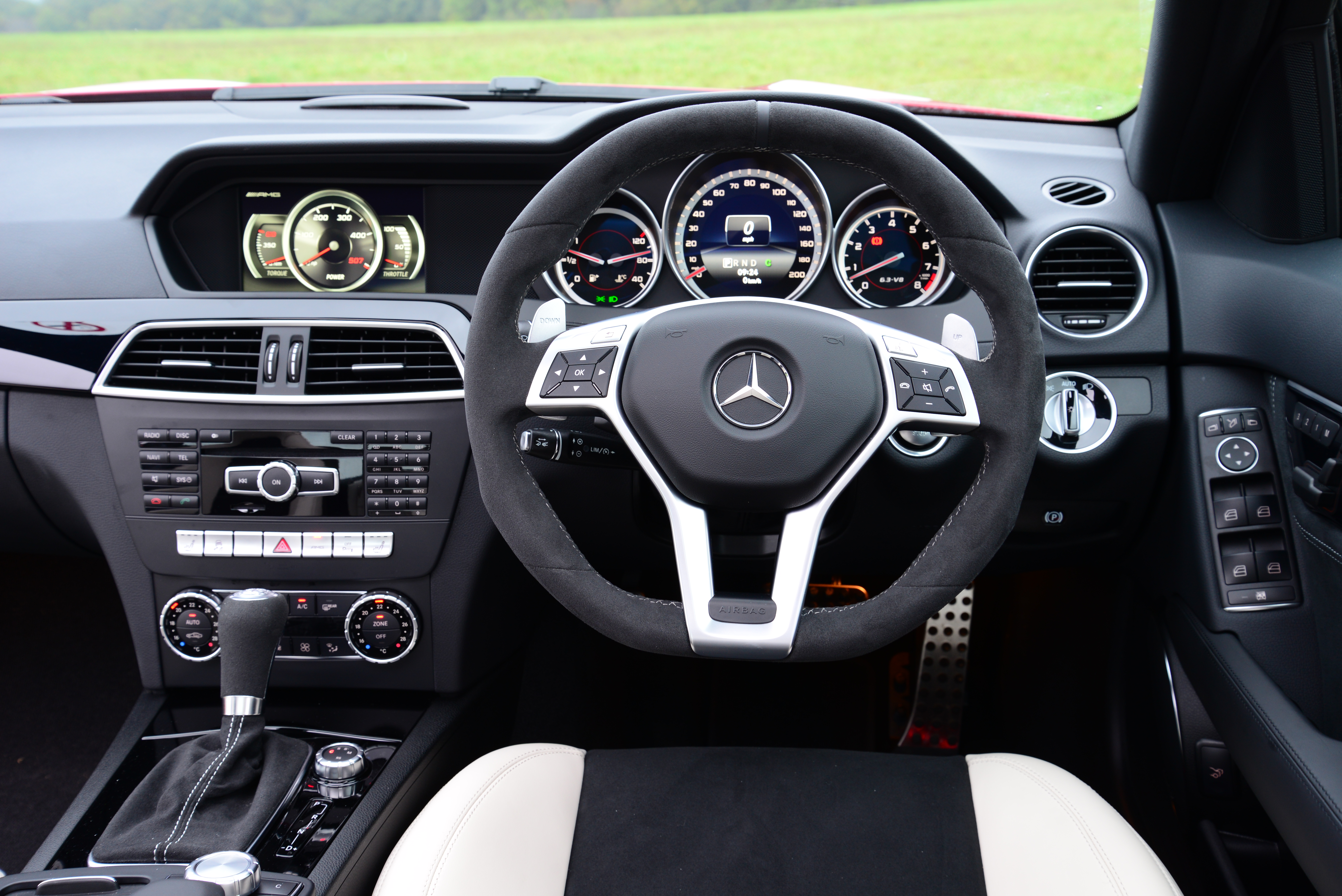 Mercedes C63 AMG interior