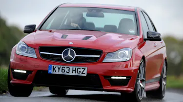 Mercedes C63 AMG front tracking