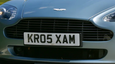 Aston Martin Vantage - a smooth, straight line moustache