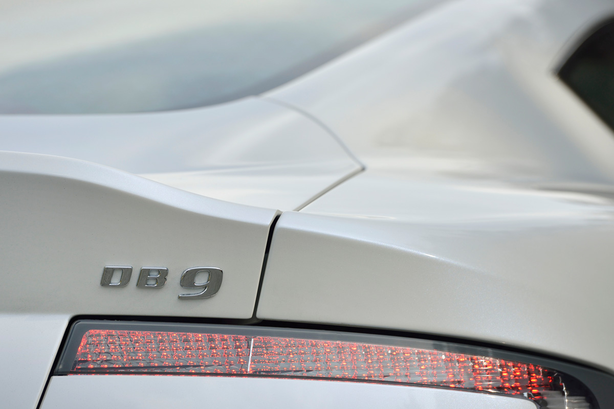 New Aston Martin DB9 badge