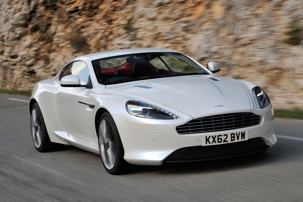 New Aston Martin DB9 front action