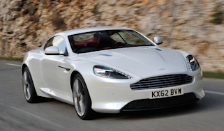 New Aston Martin DB9 front action