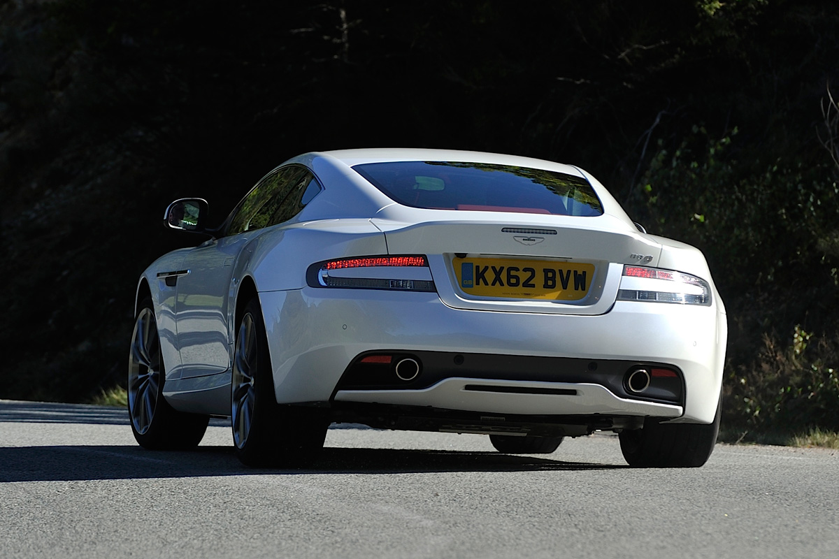 New Aston Martin DB9 rear cornering