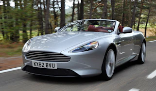 Aston Martin DB9 Volante front action