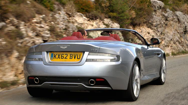 Aston Martin DB9 Volante rear action