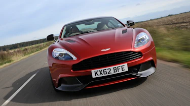 Aston Martin Vanquish front action