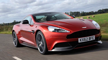 Aston Martin Vanquish front tracking