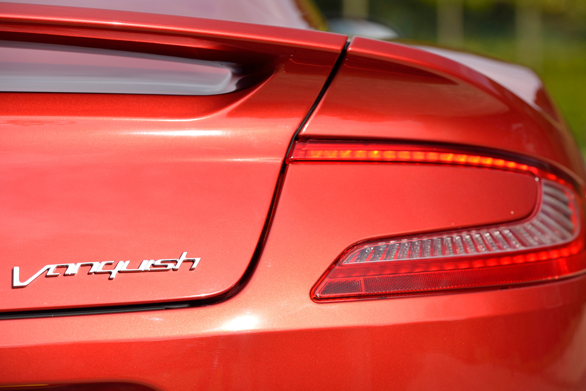 Aston Martin Vanquish badge