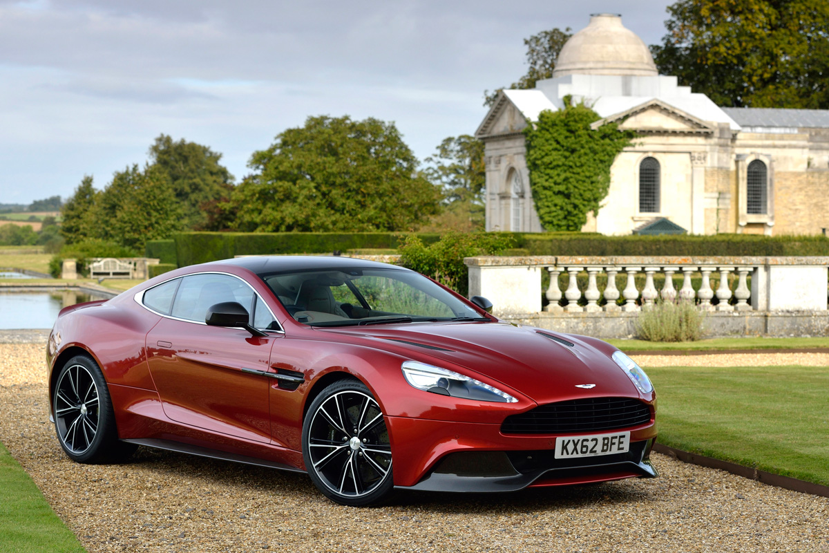 Aston Martin Vanquish front three-quarters