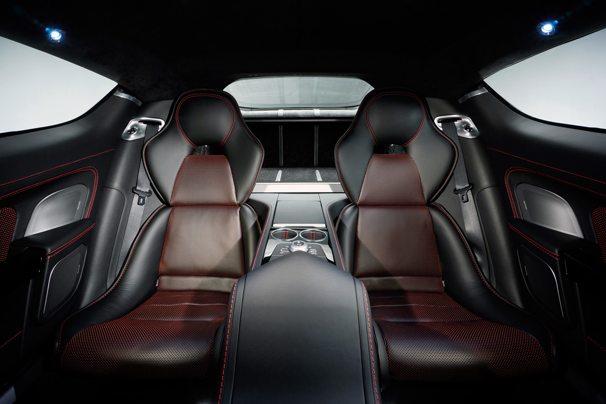 Aston Martin Rapide S rear seats