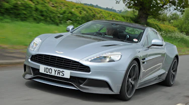 Aston Martin Vanquish Centenary Edition front tracking