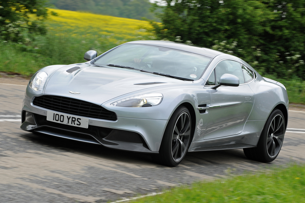 Aston Martin Vanquish Centenary Edition front action