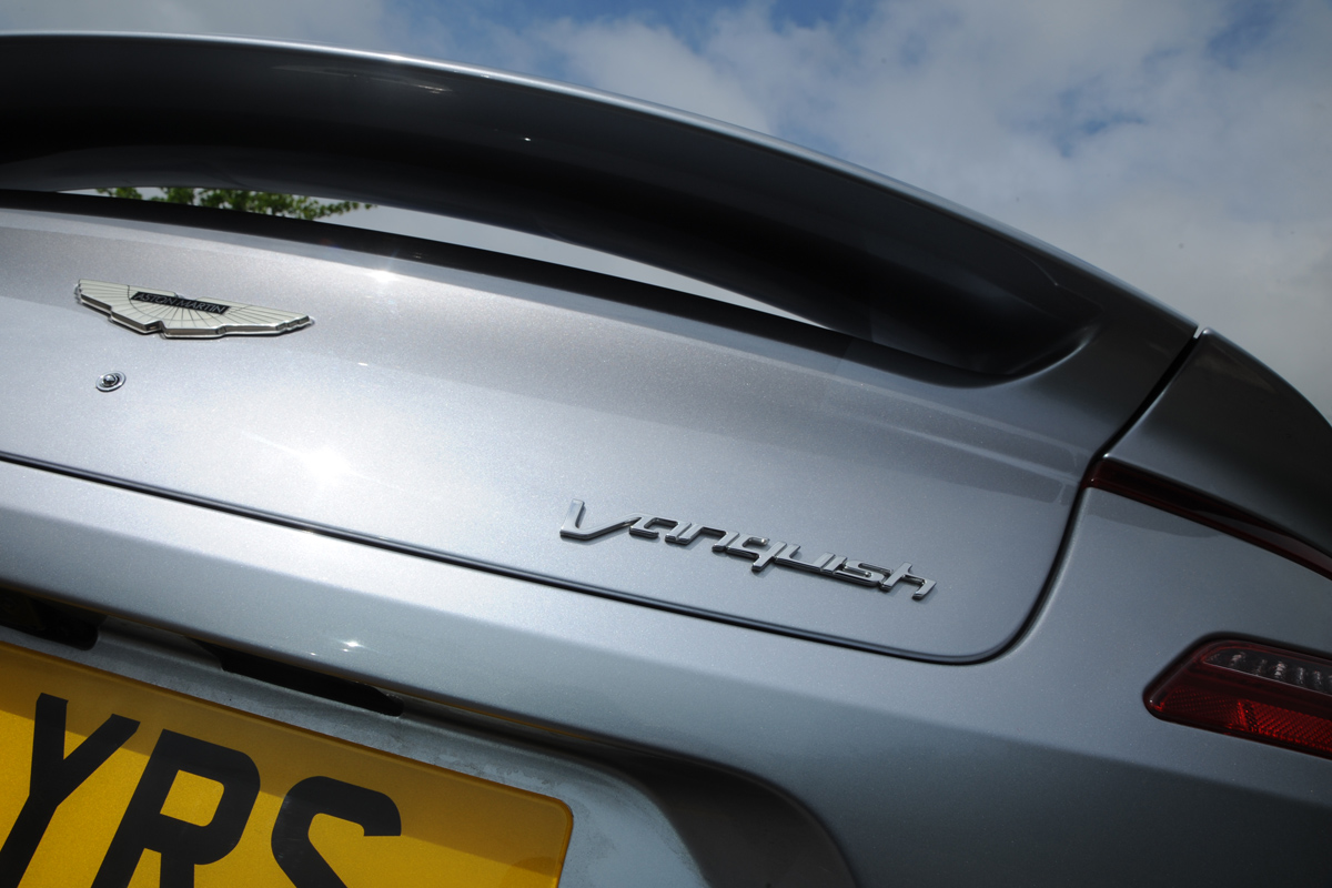 Aston Martin Vanquish Centenary Edition badge