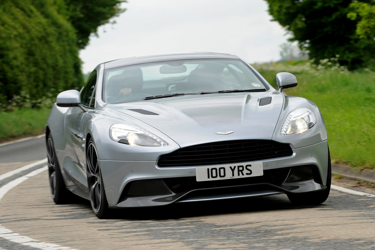 Aston Martin Vanquish Centenary Edition front cornering