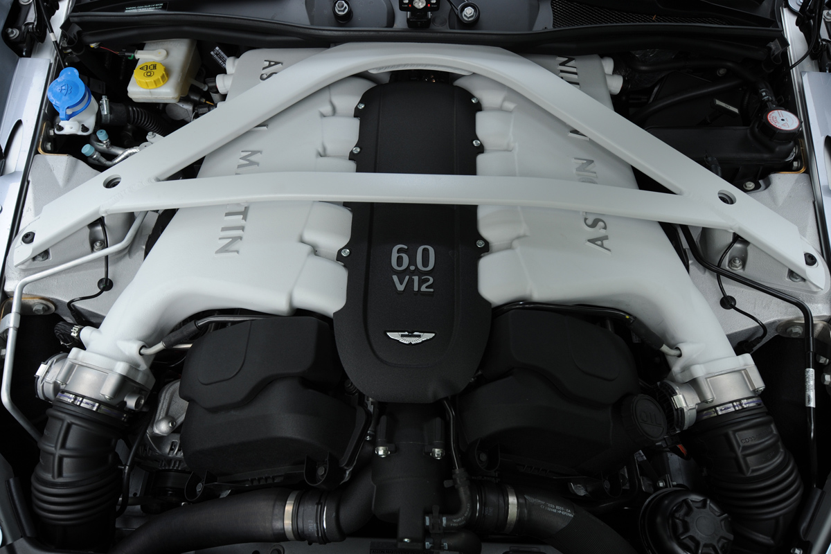 Aston Martin Vanquish Centenary Edition engine