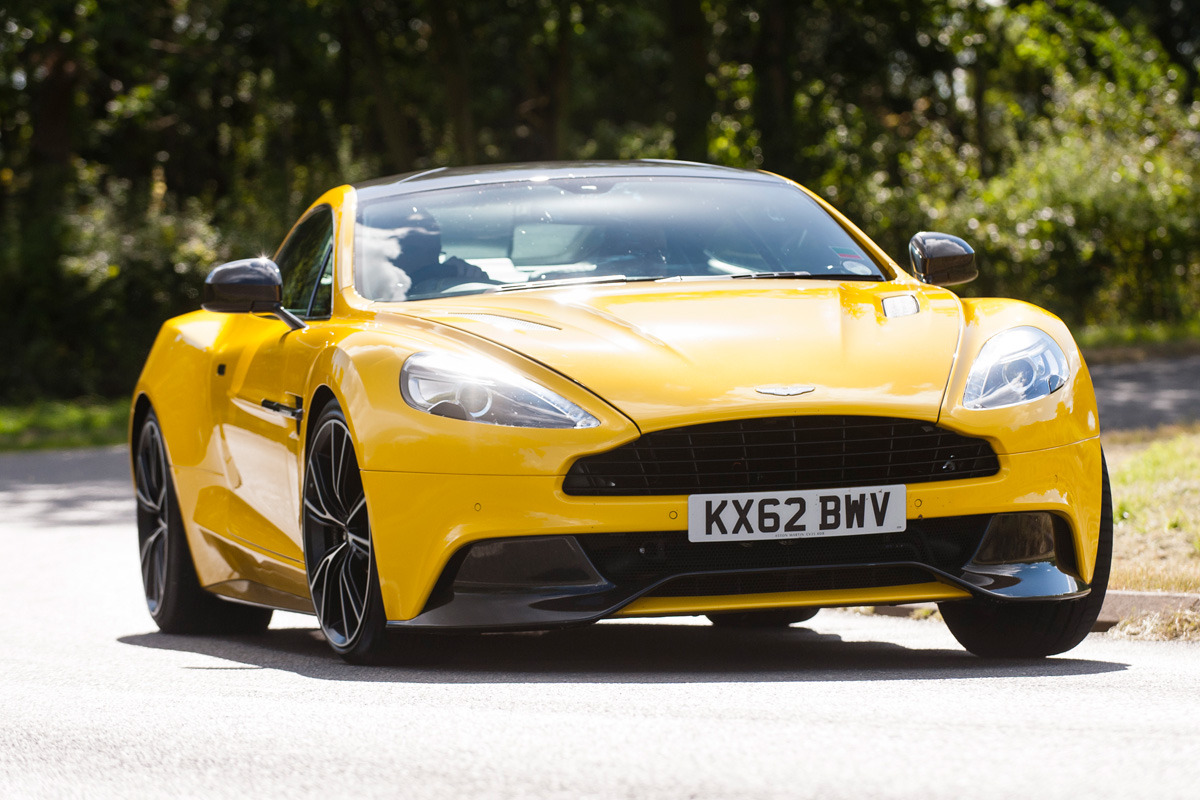 Aston Martin Vanquish front cornering