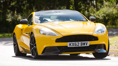 Aston Martin Vanquish front cornering