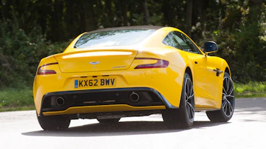 Aston Martin Vanquish rear cornering