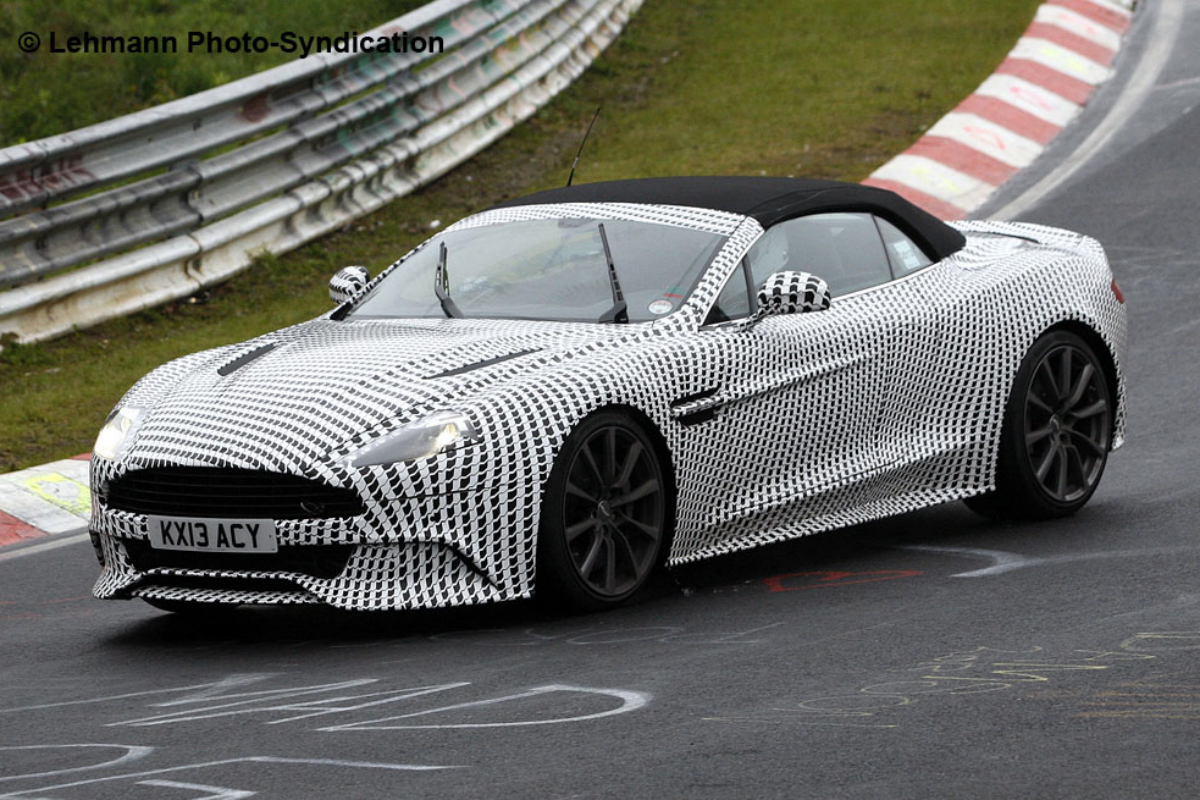 Aston Martin Vanquish Volante front three quarter
