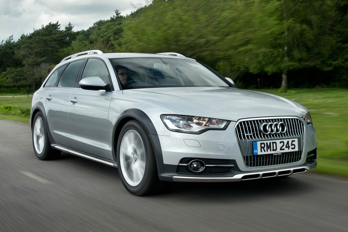 Audi A6 Allroad front action 