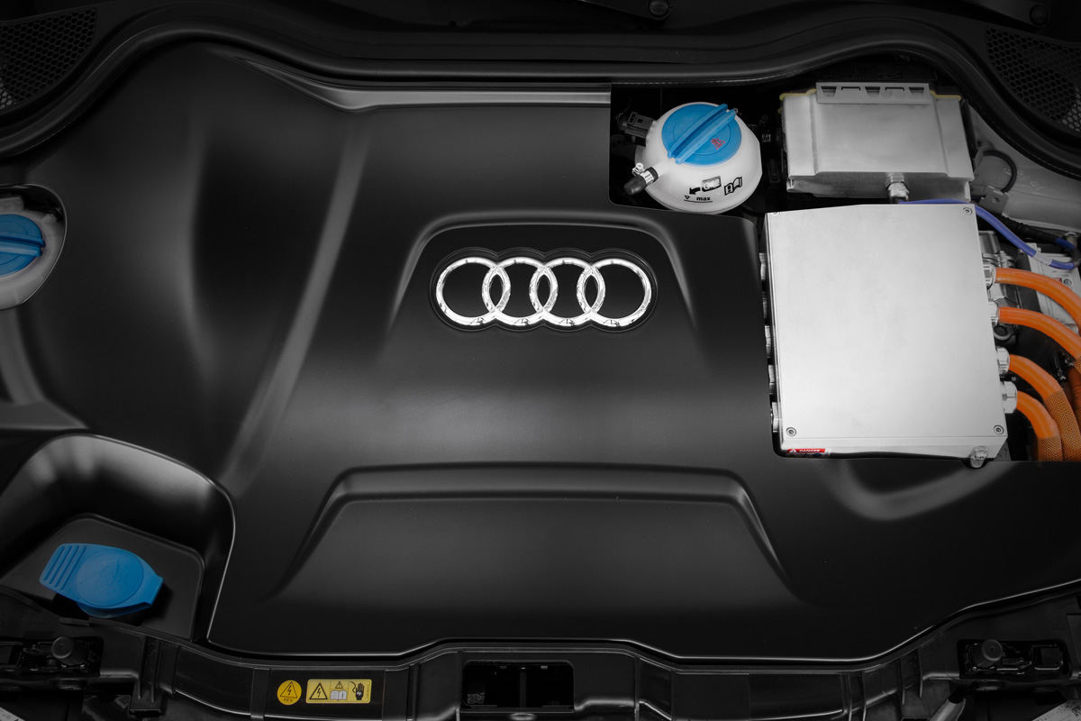 Audi A1 e-tron under the bonnet