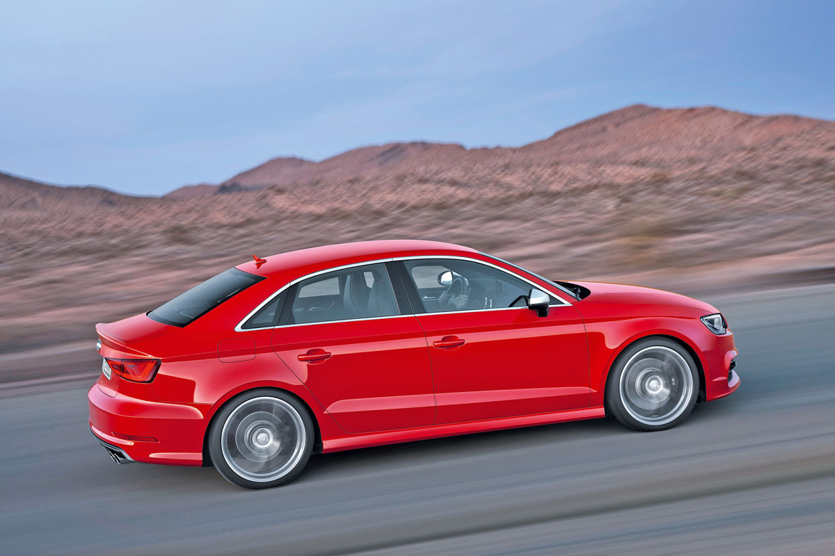 Audi A3 saloon profile