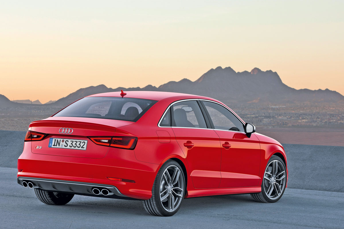 Audi A3 saloon rear static