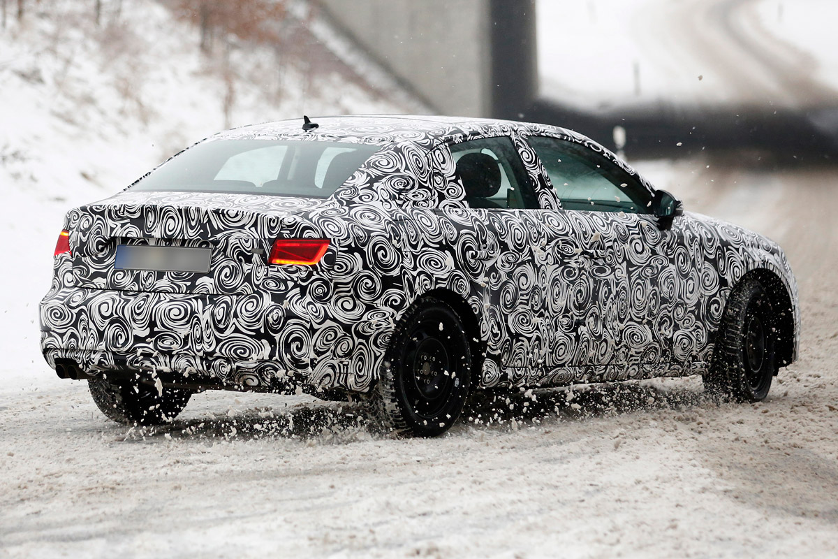 Audi A3 saloon side rear