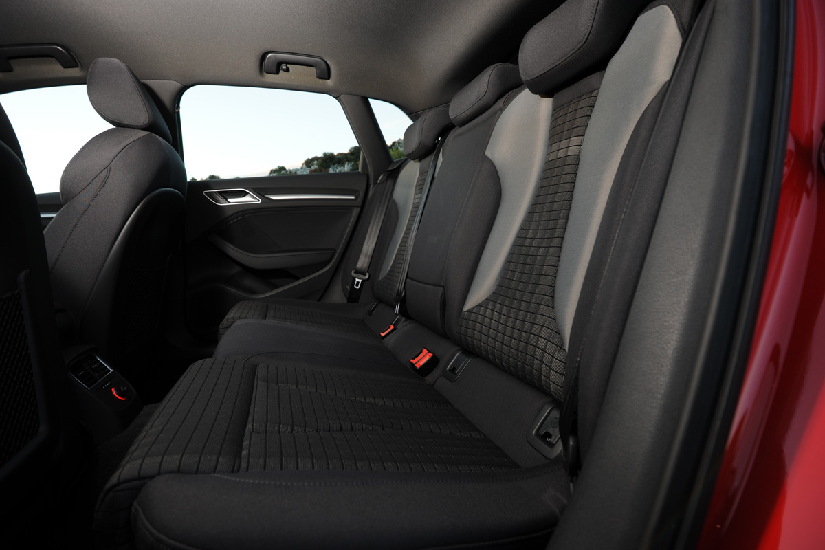 Audi A3 Sportback rear seats