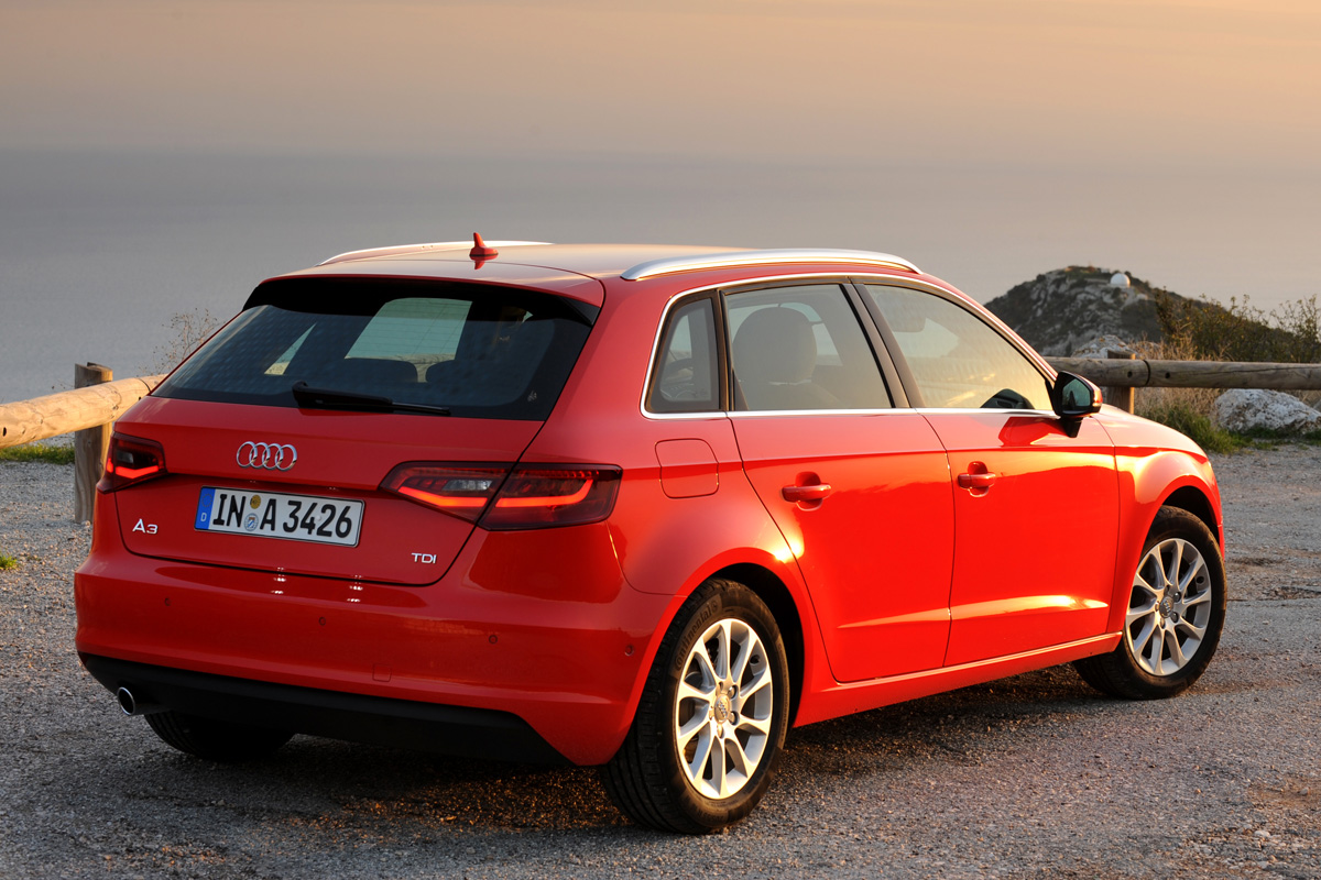 Audi A3 Sportback rear three-quarters