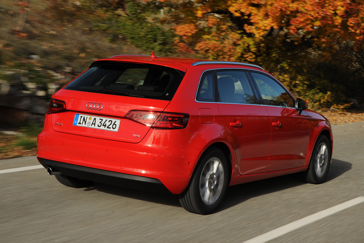 Audi A3 Sportback rear action