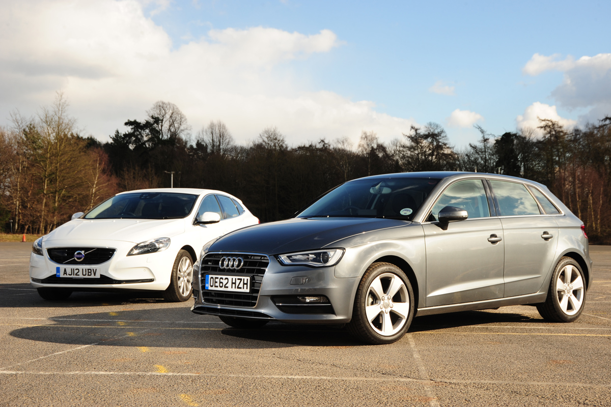 Audi A3 Sportback vs Volvo V40