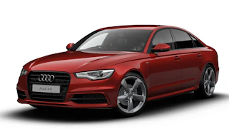 Audi A6 Black Edition front three-quarters