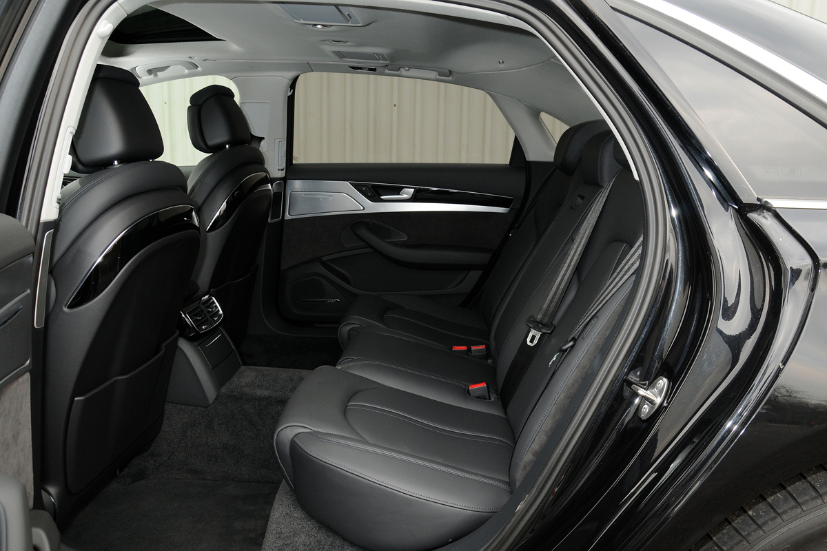 Audi A8L Hybrid 2.0 TFSI rear seats