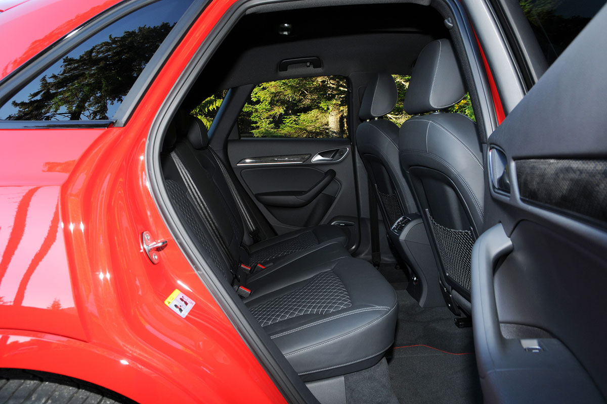 Audi RS Q3 rear seats
