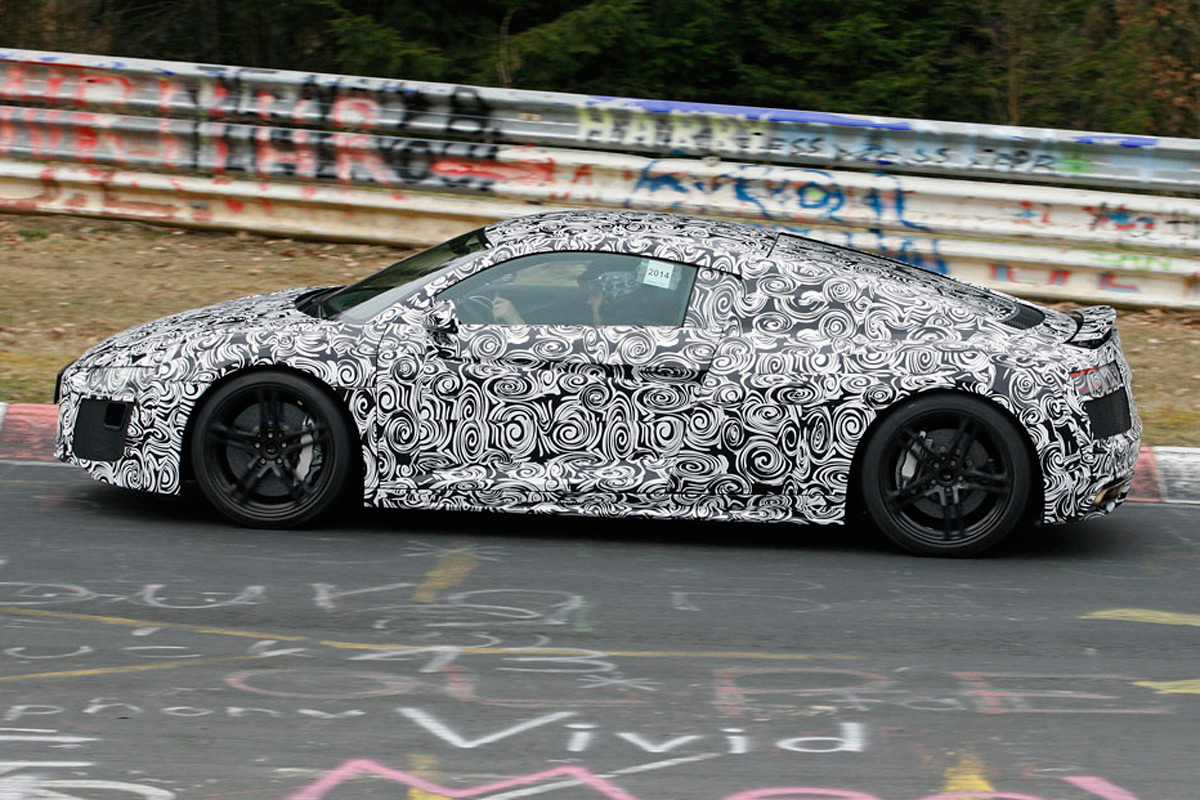 Audi R8 on track