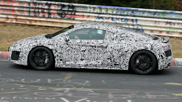 Audi R8 on track