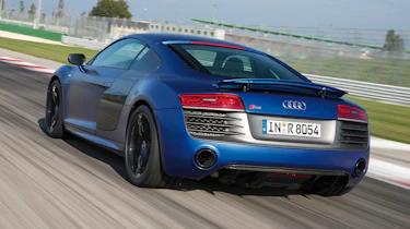 Audi R8 V10 Plus rear tracking