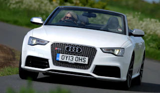 Audi RS5 Cabriolet front cornering