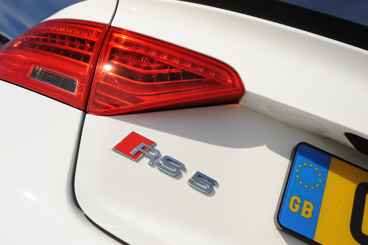 Audi RS5 Cabriolet badge