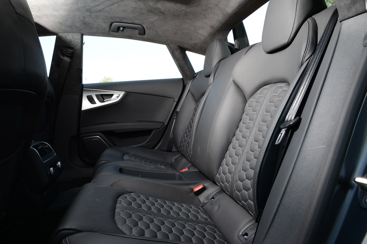 Audi RS7 Sportback rear seats