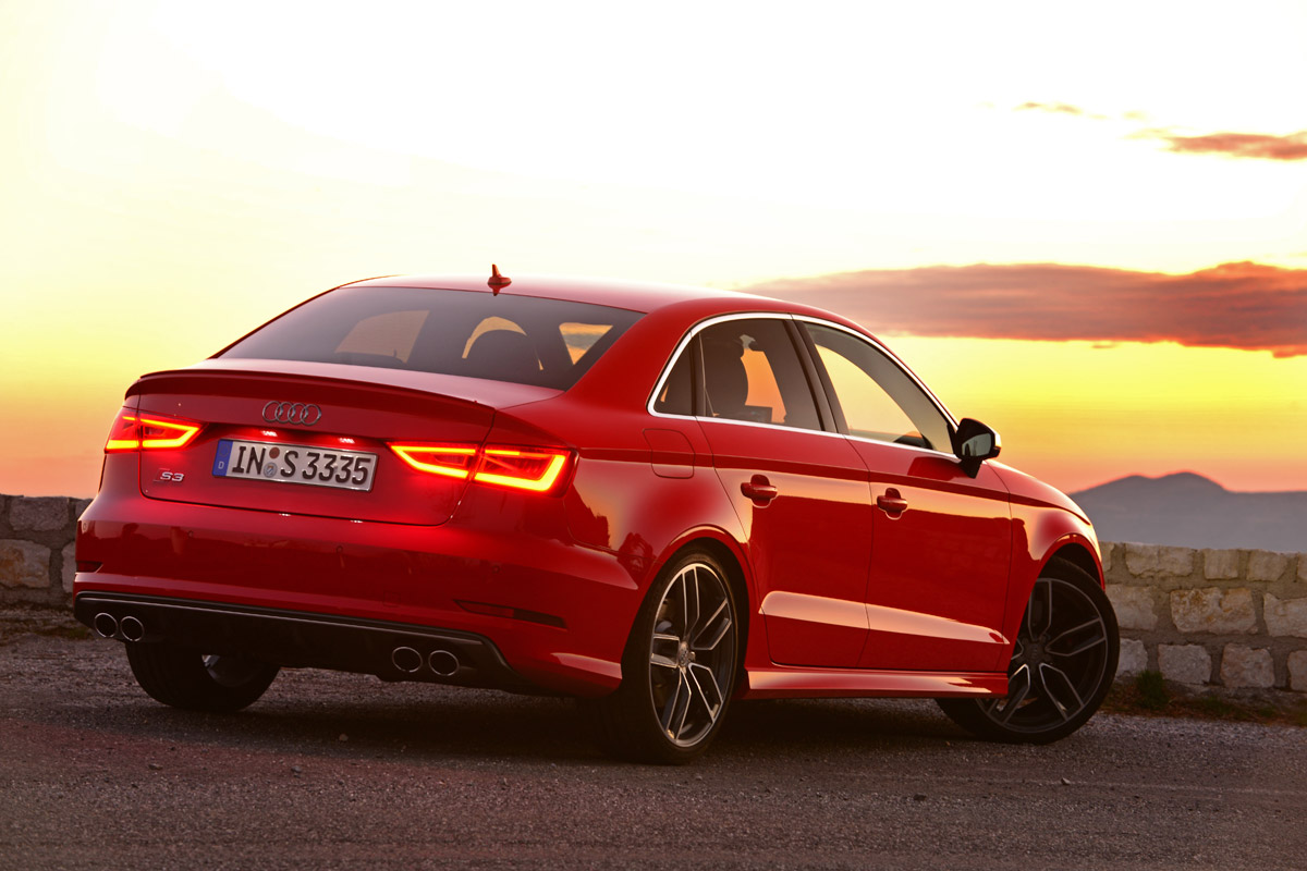 Audi S3 Saloon 2013 rear static