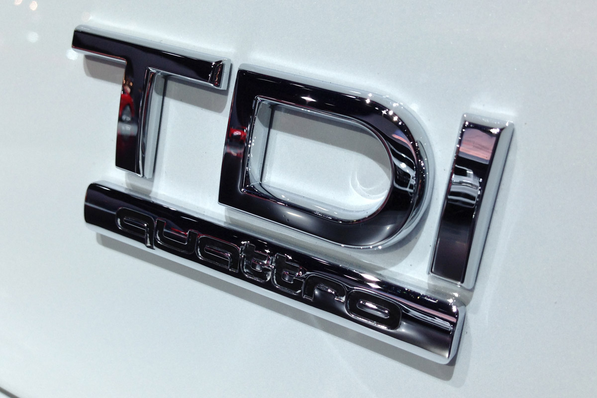 Audi CleanDiesel TDI badge
